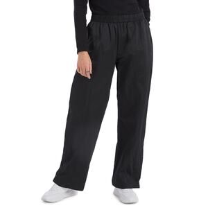 Champion Women's High Rise Snap Cuff Straight Leg Pants Black NEW Size Small